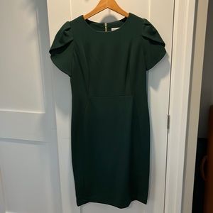 Brand New Calvin Klein Deep Green Dress Size 12